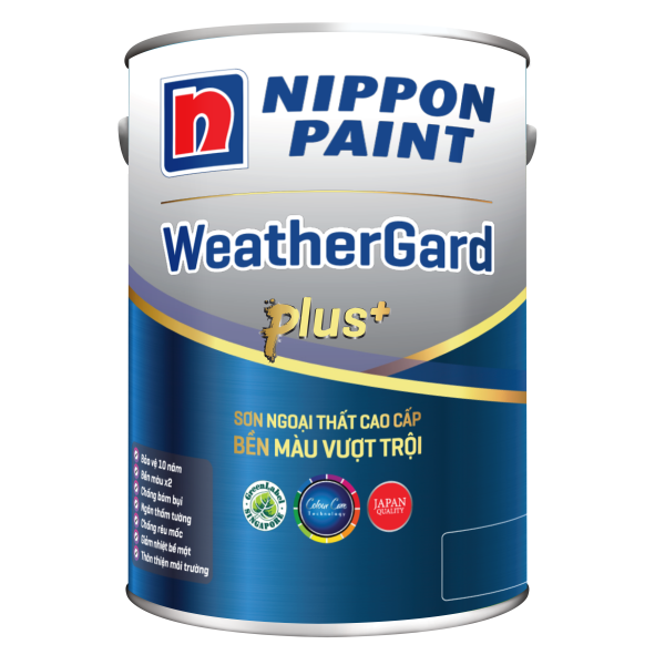 Sơn ngoại thất Nippon WeatherGard Plus 5L